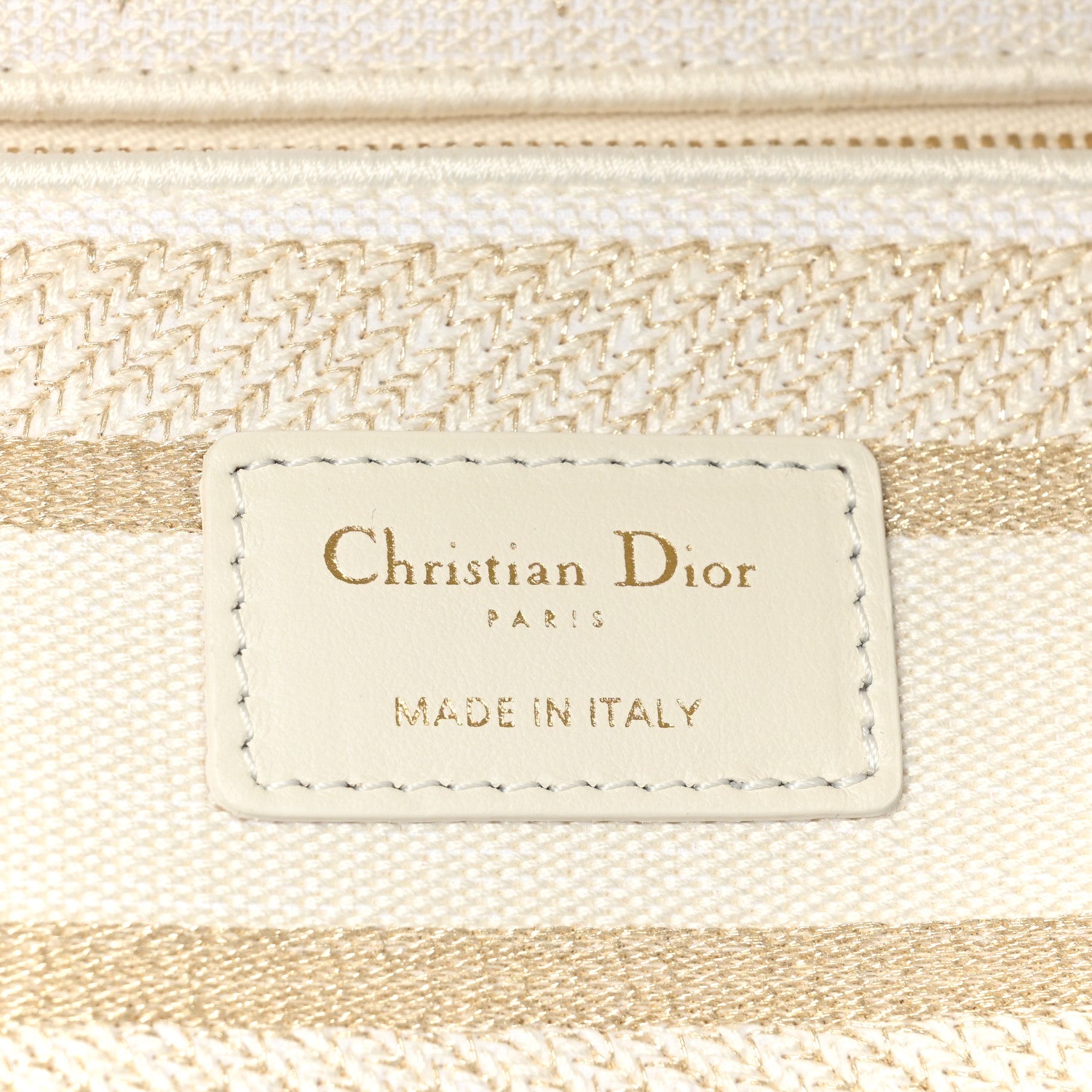Christian Dior Canvas Around The World Stella Embroidered Medium Lady D-Lite White Gold 6 of 14