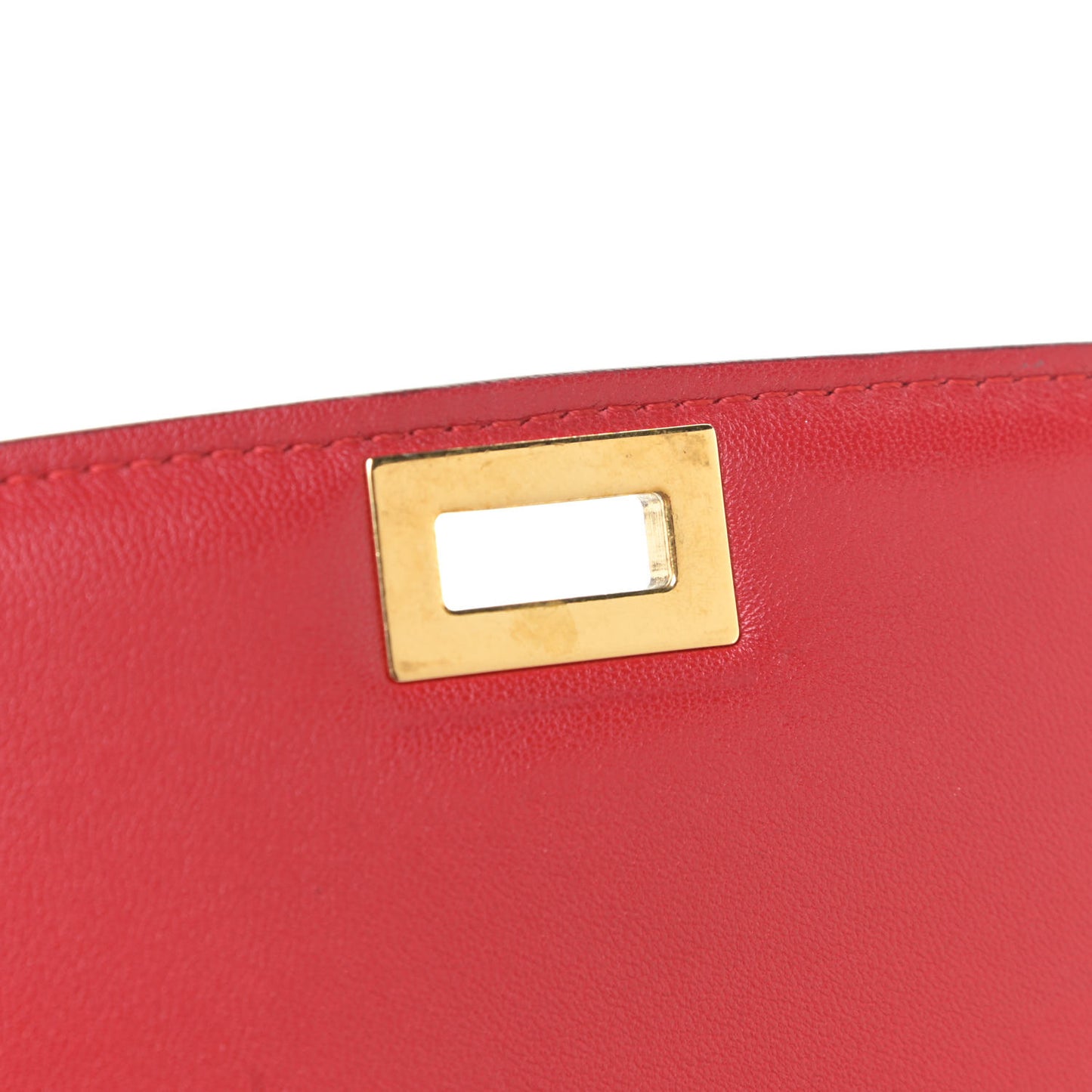 Goatskin Medium Classic Box Flap Bag Carmin