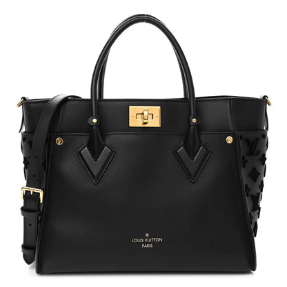 Louis Vuitton Calfskin Monogram Tufting On My Side Black 1 of 9