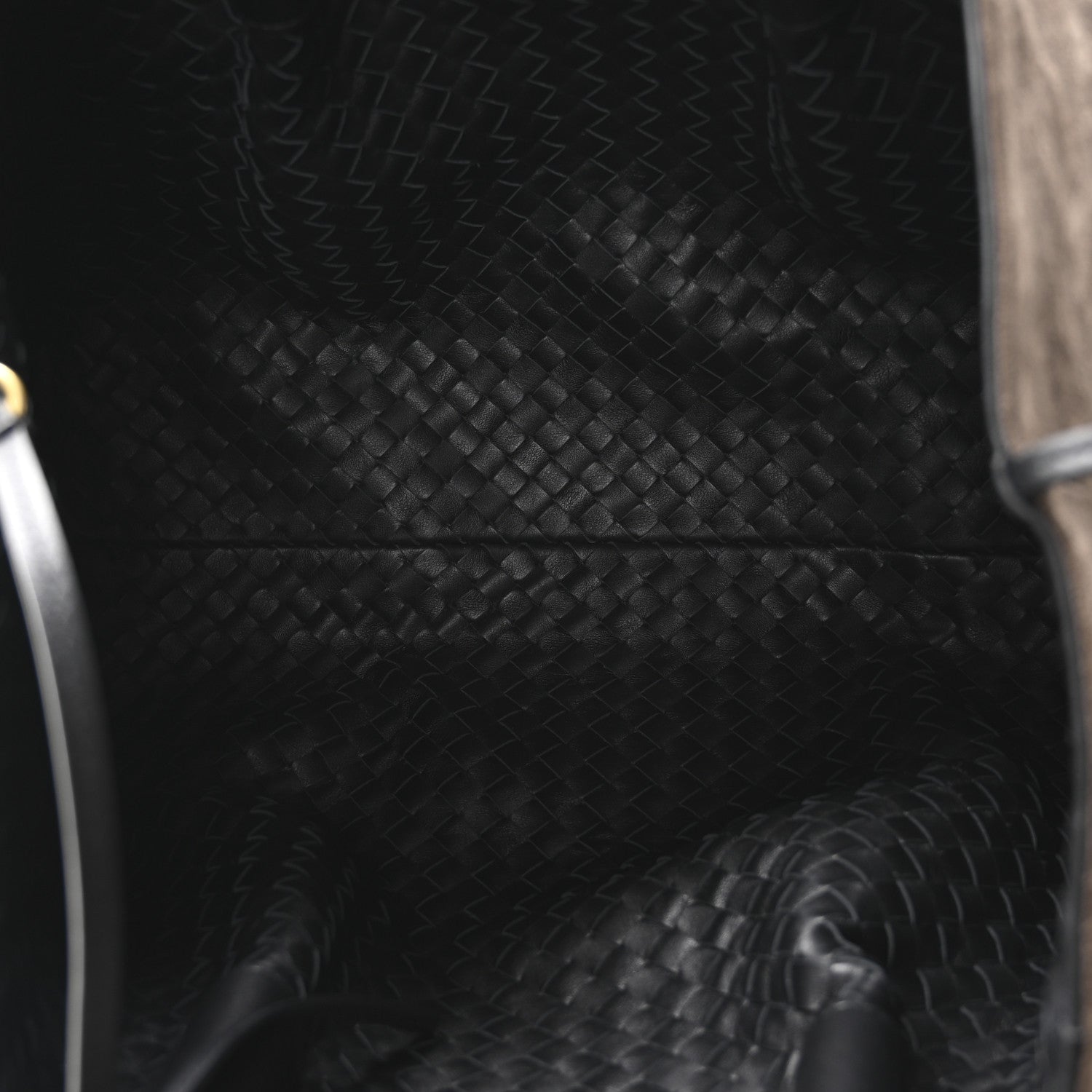 Bottega Veneta Calfskin Intrecciato Large Pinacoteca Reversible Tote Black Fondant 10 of 16
