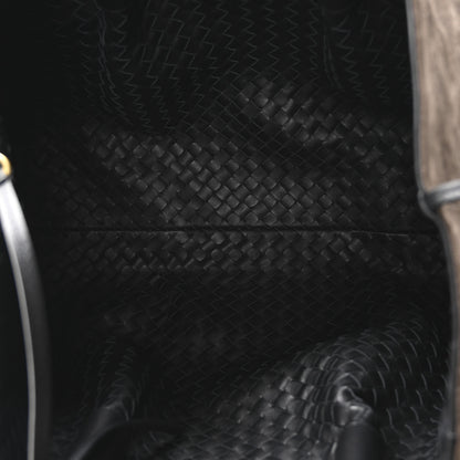 Bottega Veneta Calfskin Intrecciato Large Pinacoteca Reversible Tote Black Fondant 10 of 16