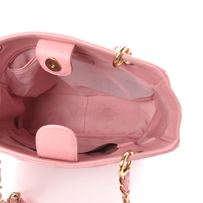 Chanel Caviar Quilted Petit Shopping Tote PST Pink 4 of 9