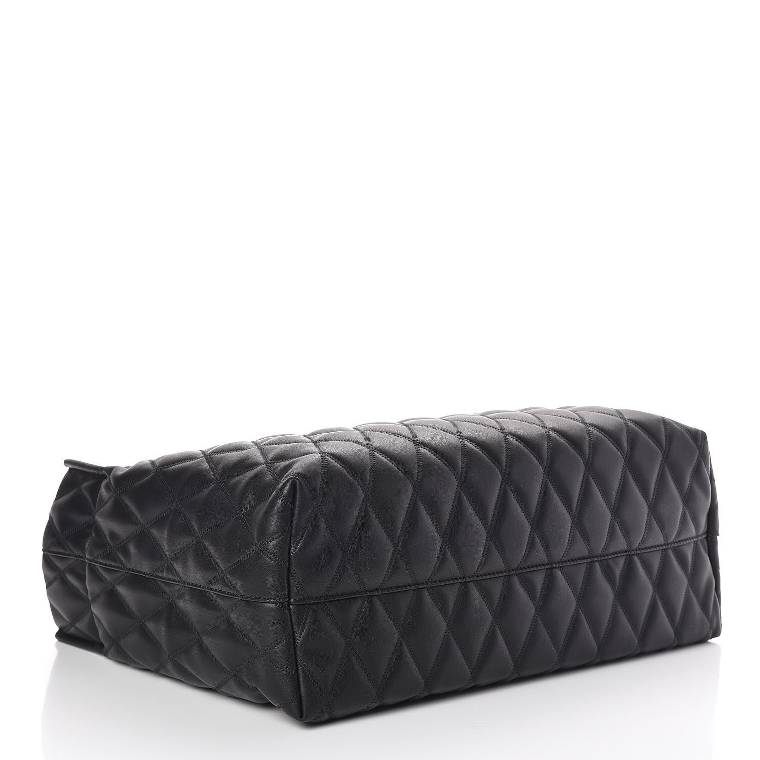 Givenchy Rubber Effect Canvas Quilted Duo Shopper Tote Black 5 of 10