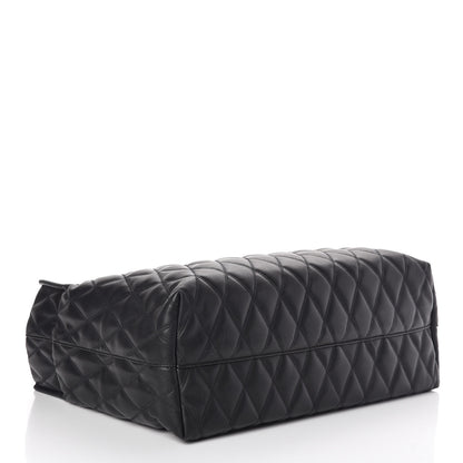 Givenchy Rubber Effect Canvas Quilted Duo Shopper Tote Black 5 of 10