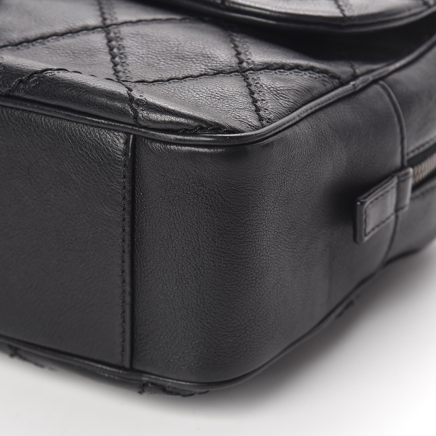 Chanel Calfskin Quilted Medium Coco Sporran Flap Black 10 of 10