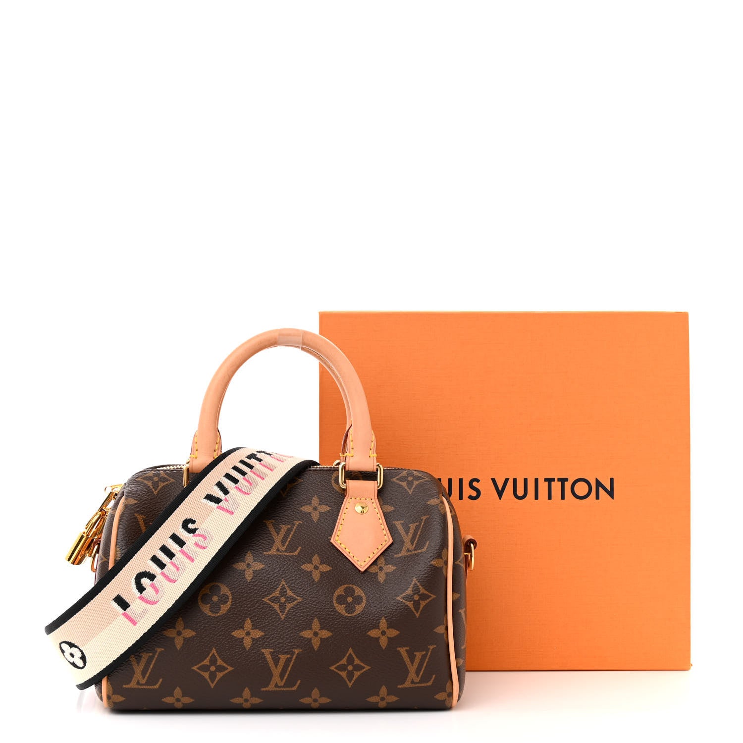 Louis Vuitton Monogram Speedy Bandouliere 20 Black 12 of 12