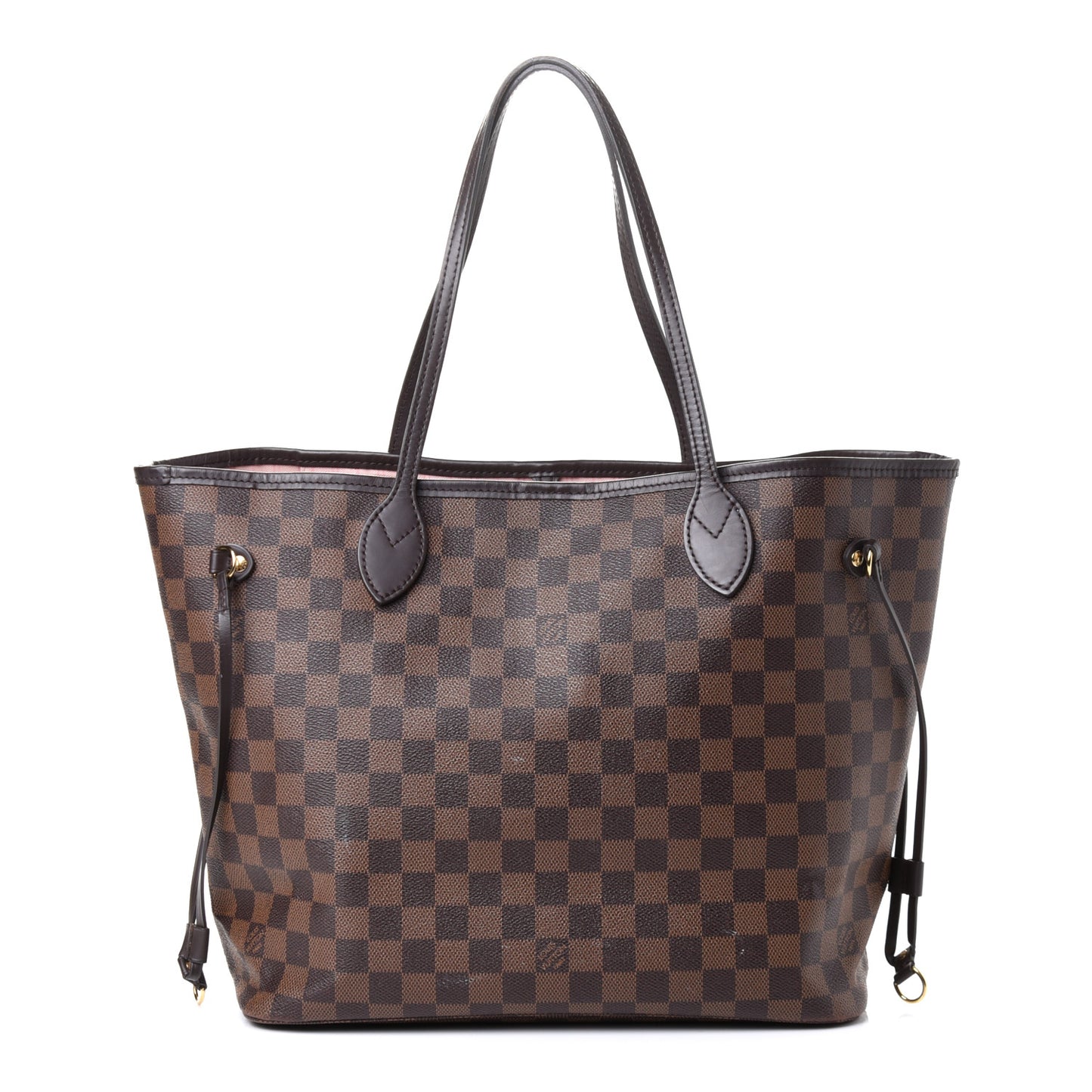 Damier Ebene Neo Neverfull MM Rose Ballerine