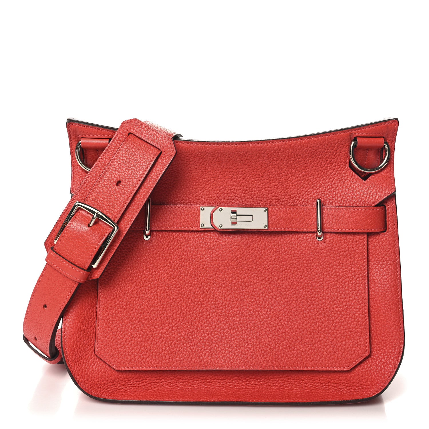 Hermes Taurillon Clemence Jypsiere 31 Rouge Pivoine 1 of 12