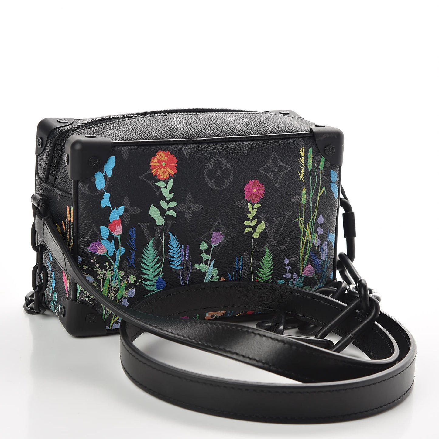Monogram Eclipse Flower Print Mini Soft Trunk