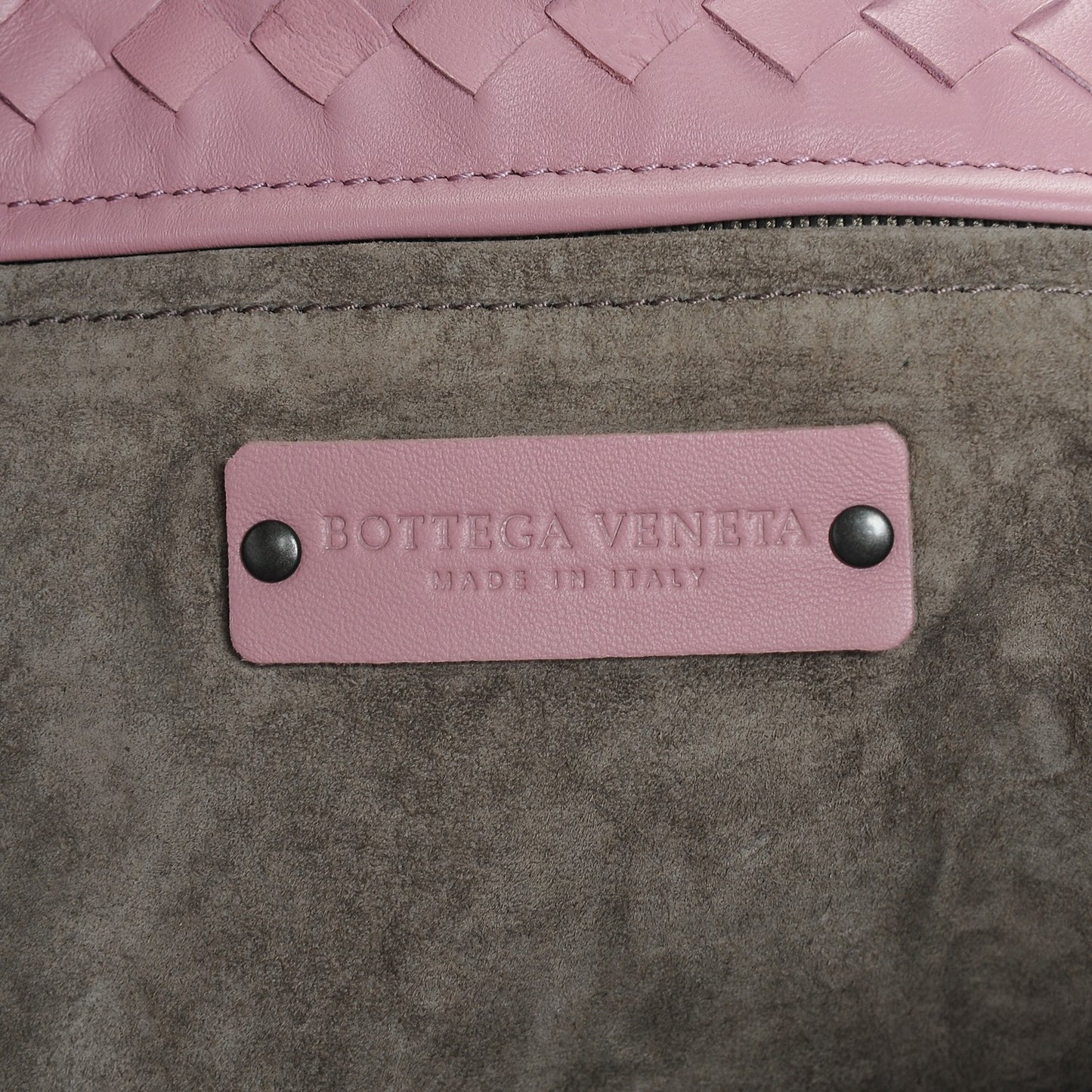 Nappa Intrecciato Large Seamless Tote Glicine