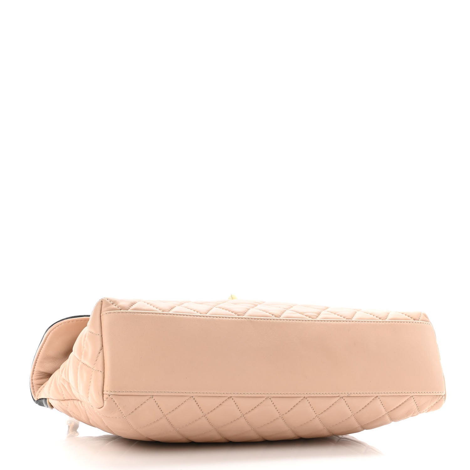 Chanel Lambskin Quilted Mademoiselle East West Flap Beige 4 of 10