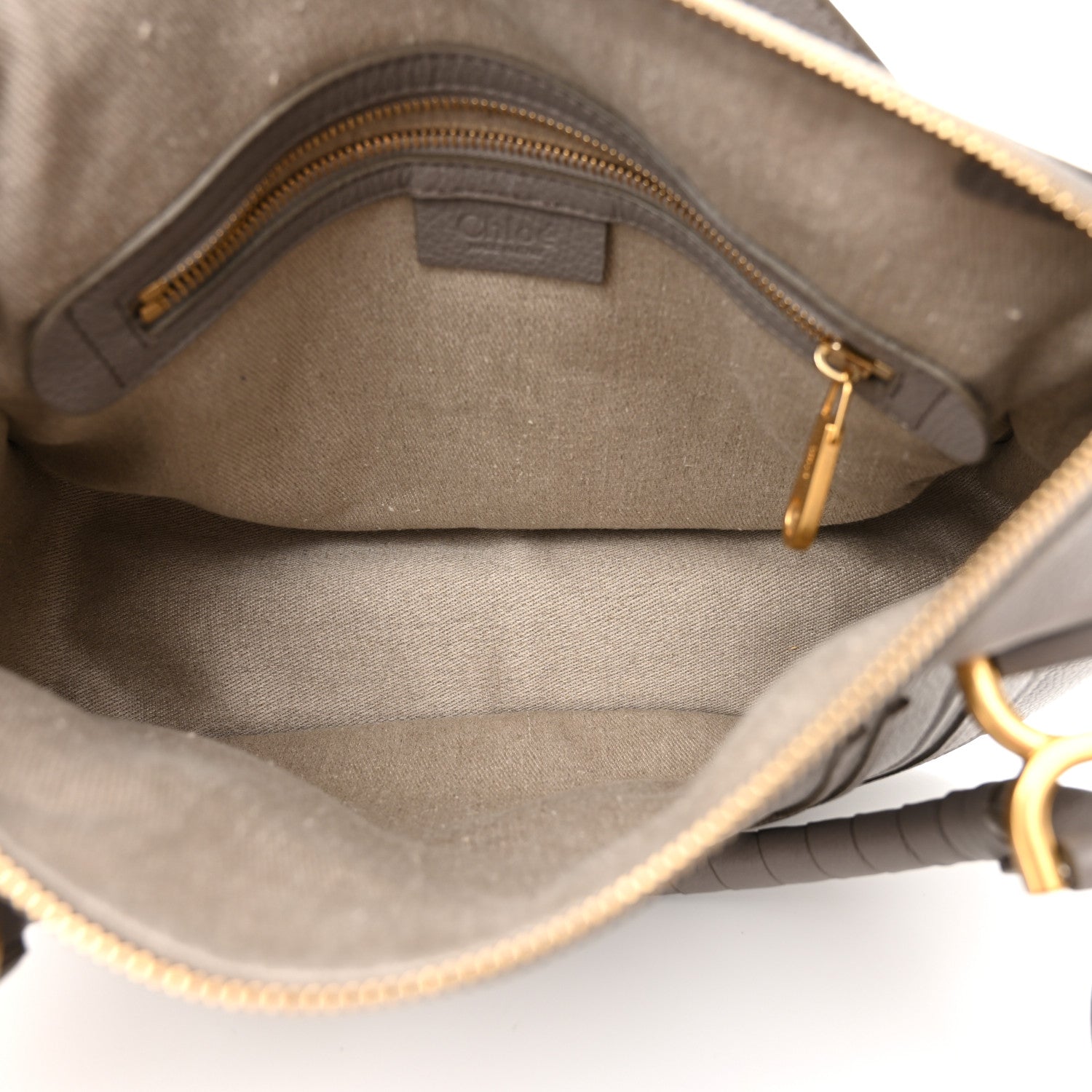 Chloe Calfskin Medium Marcie Satchel Cashmere Grey 5 of 15