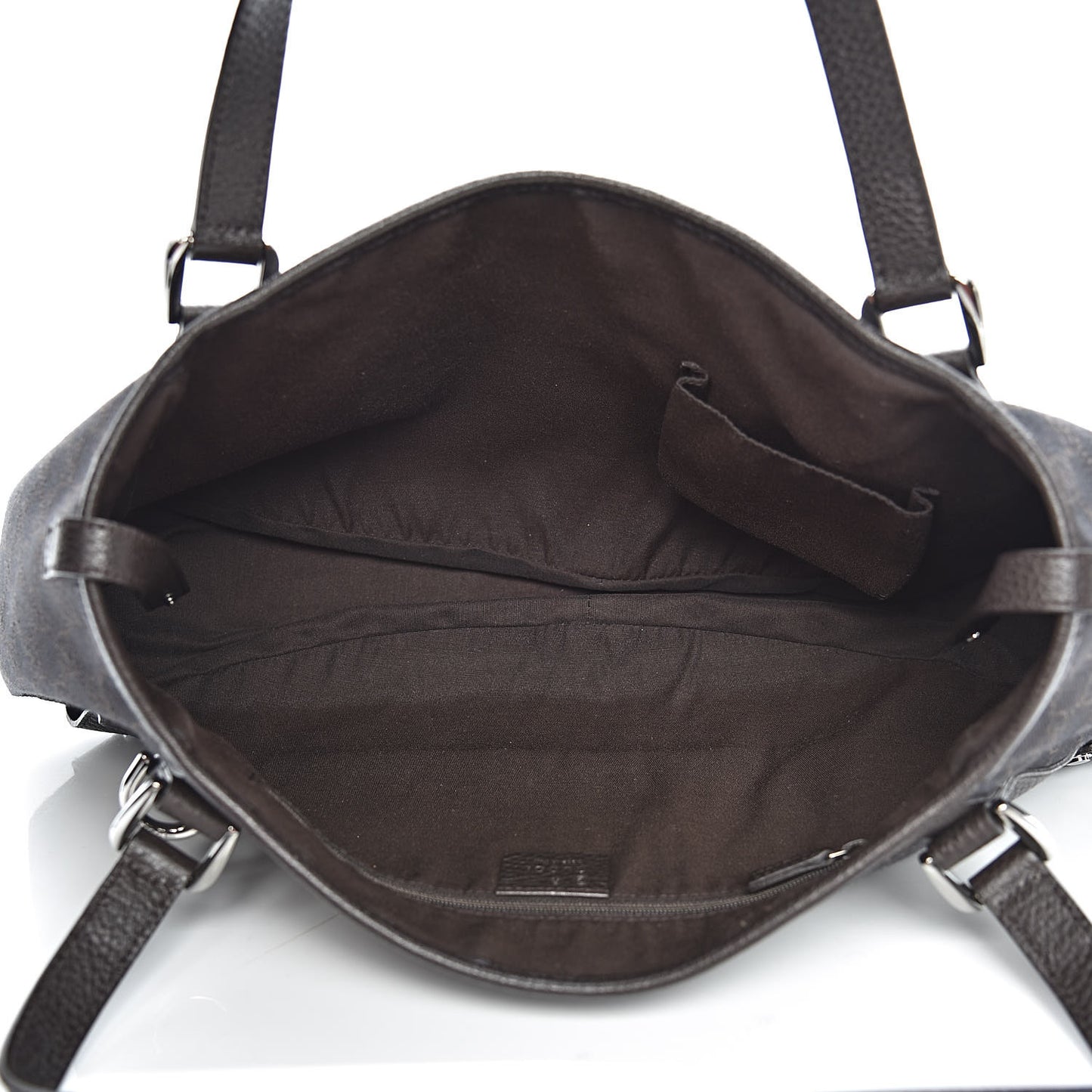 Monogram Medium Abbey Shoulder Bag Chocolate