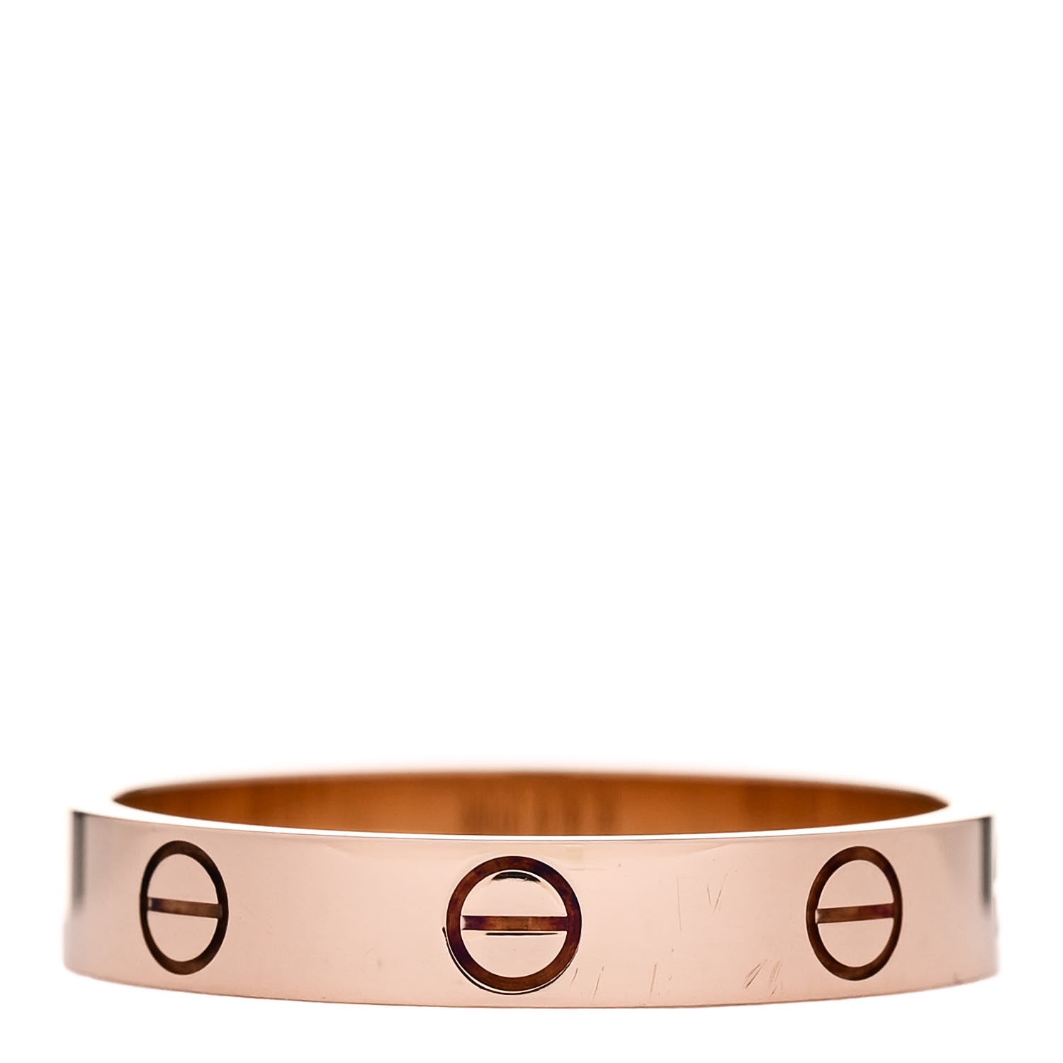 Cartier 18K Pink Gold 3.5mm LOVE Wedding Band Ring 58 8.25 3 of 5