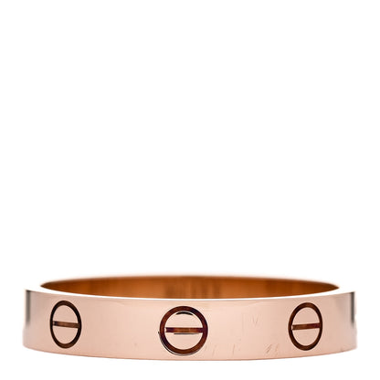 Cartier 18K Pink Gold 3.5mm LOVE Wedding Band Ring 58 8.25 3 of 5