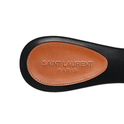 Saint Laurent Calfskin Carla 60 Mule Sandals 37 Cuoio 7 of 8