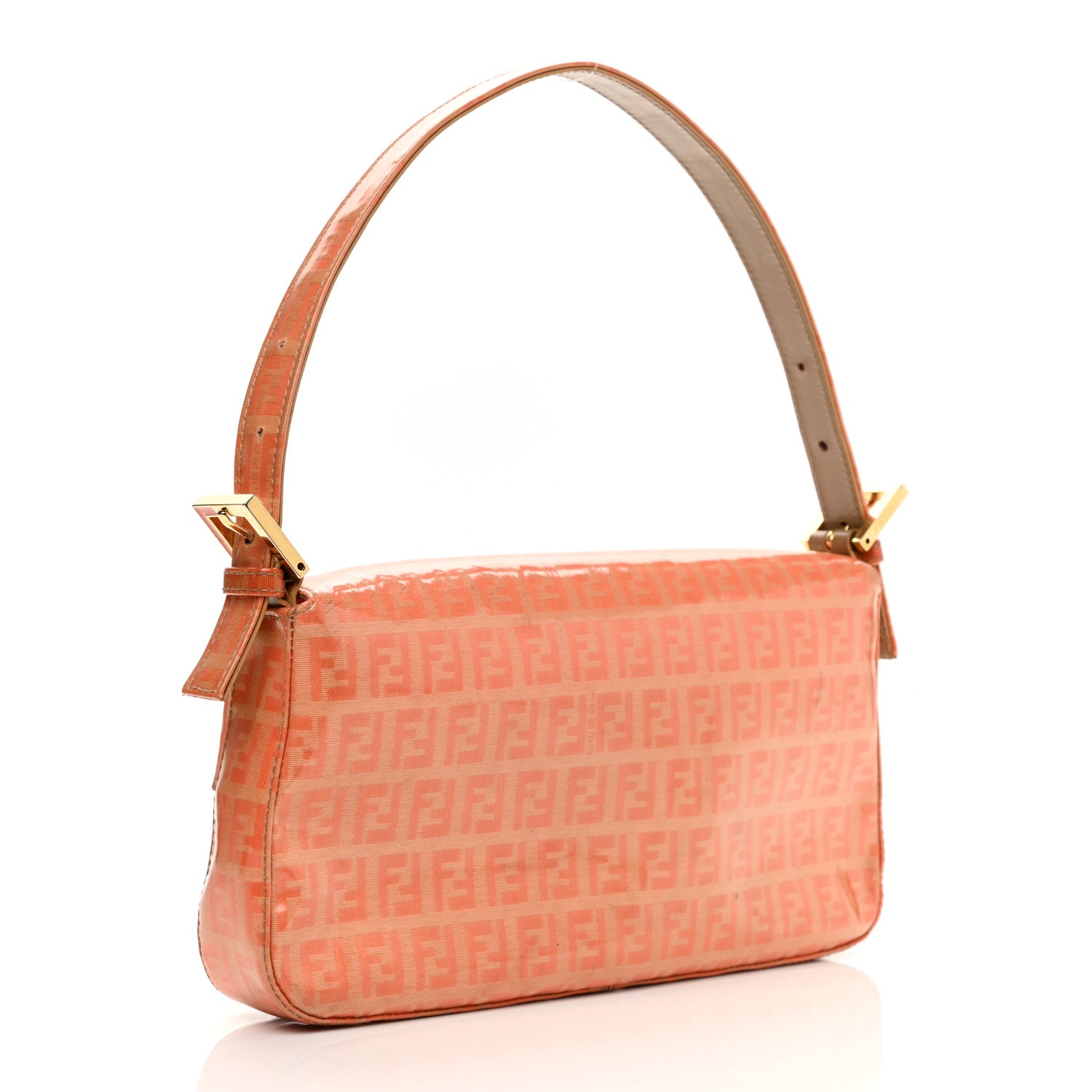 Fendi Vinyl Zucchino Baguette Orange 2 of 10