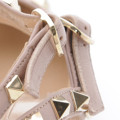 Valentino Garavani Patent Rockstud Ankle Strap 65mm Pumps 36 Poudre 9 of 10