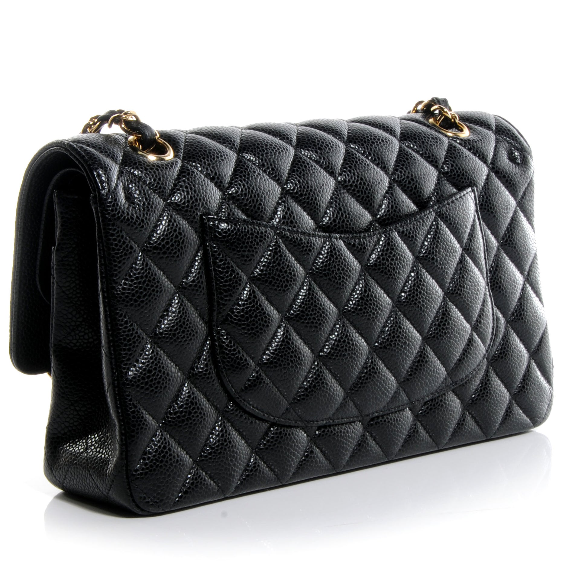 Chanel Caviar Quilted Medium Double Flap Black 3 of 8