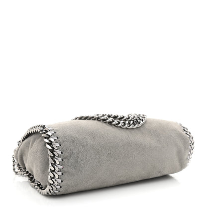 Stella McCartney Shaggy Deer Mini Falabella Fold Over Tote Light Grey 4 of 11