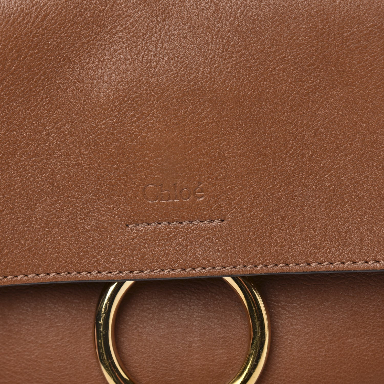 Chloe Calfskin Mini Faye Day Shoulder Bag Tan 6 of 14