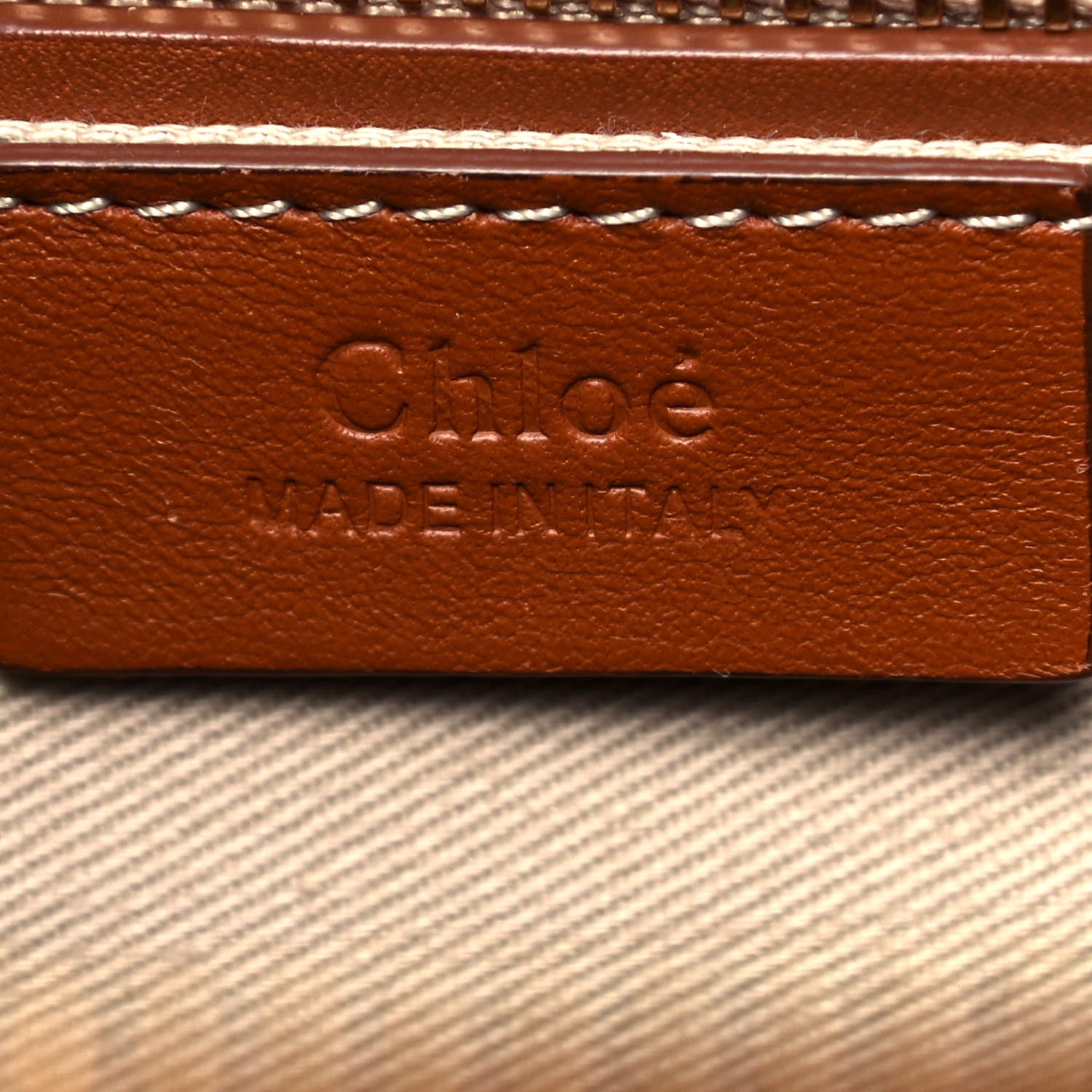 Chloe Calfskin Suede Medium Roy Bag Caramel 6 of 17