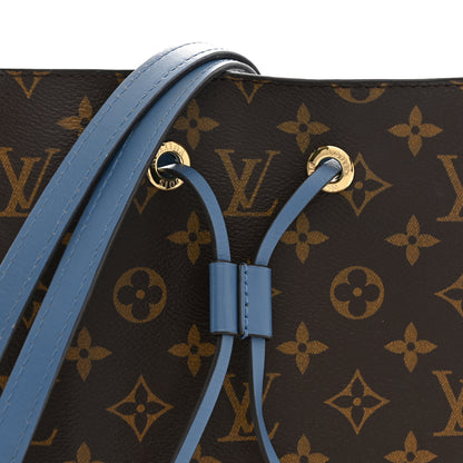 Louis Vuitton Monogram Neonoe MM Blue Jean 8 of 11