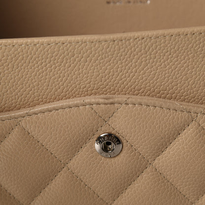 Chanel Caviar Quilted Jumbo Double Flap Beige Clair 8 of 11