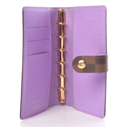 Louis Vuitton Damier Ebene Illustre Small Ring Agenda 5 of 6