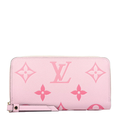 Louis Vuitton Empreinte Monogram Giant By The Pool Zippy Wallet Bouton De Rose 1 of 14
