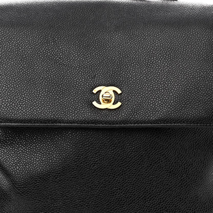 Chanel Caviar CC Backpack Black 9 of 12