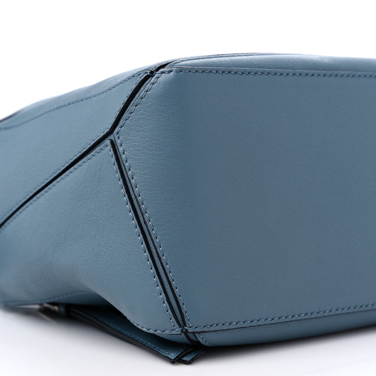 Calfskin Small Puzzle Bag Stone Blue