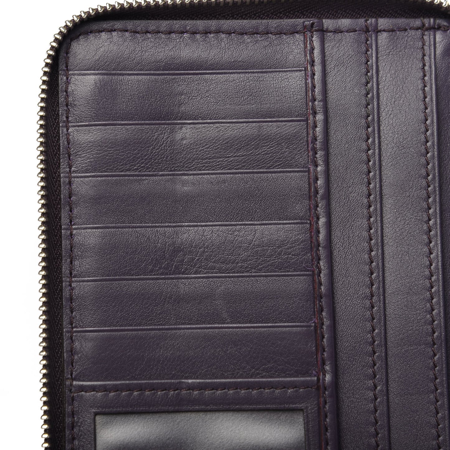 Microguccissima Zippy Wallet Purple