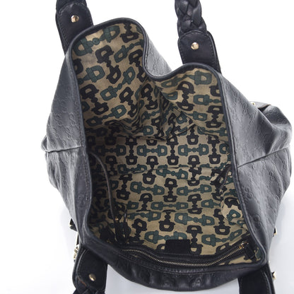 Gucci Guccissima Medium Pelham Shoulder Bag Black 5 of 8