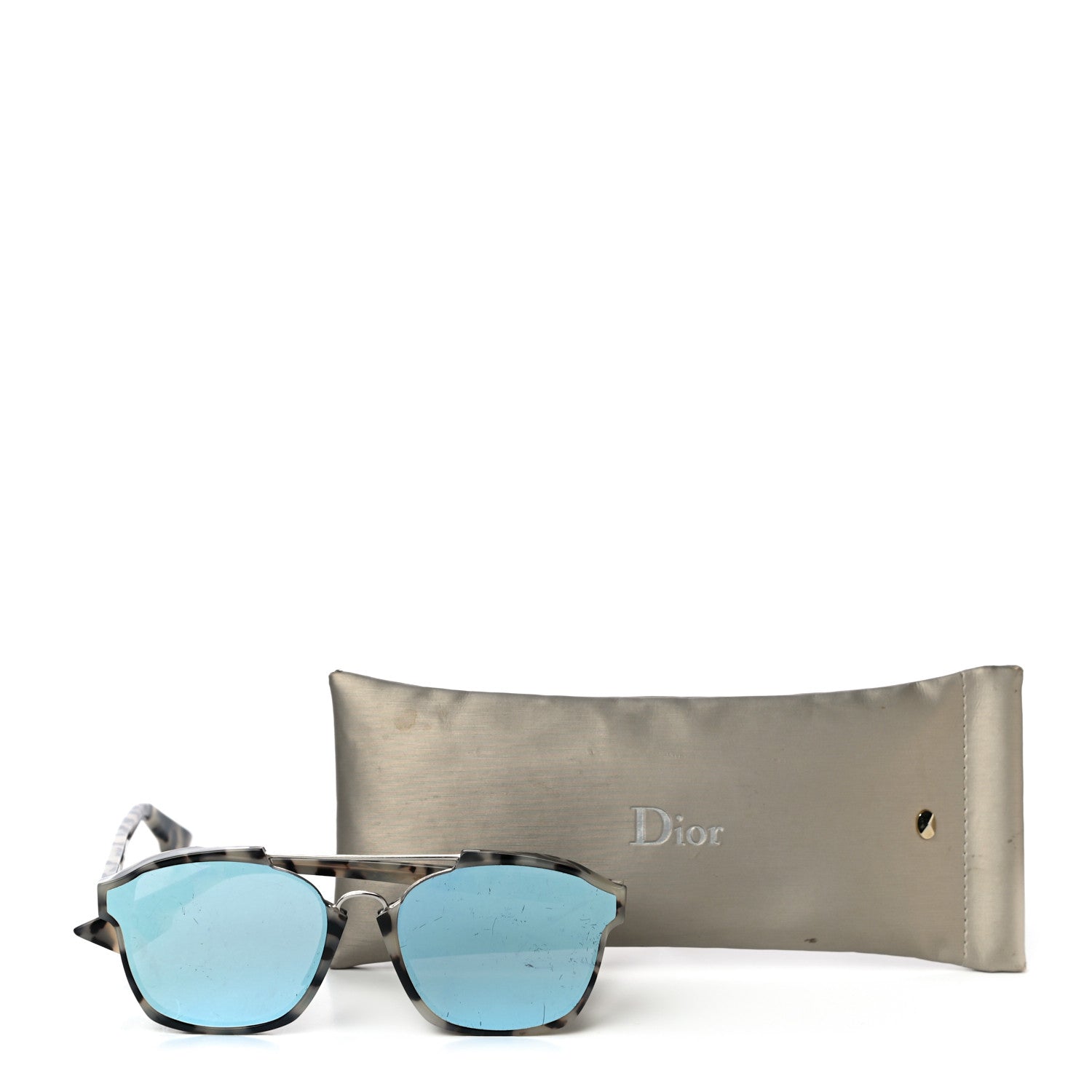 Christian Dior Mirrored DiorAbstract Sunglasses Tortoise 8 of 8
