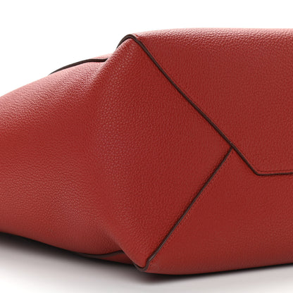 Celine Soft Grained Calfskin Small Belt Cabas Fox Red 8 of 10