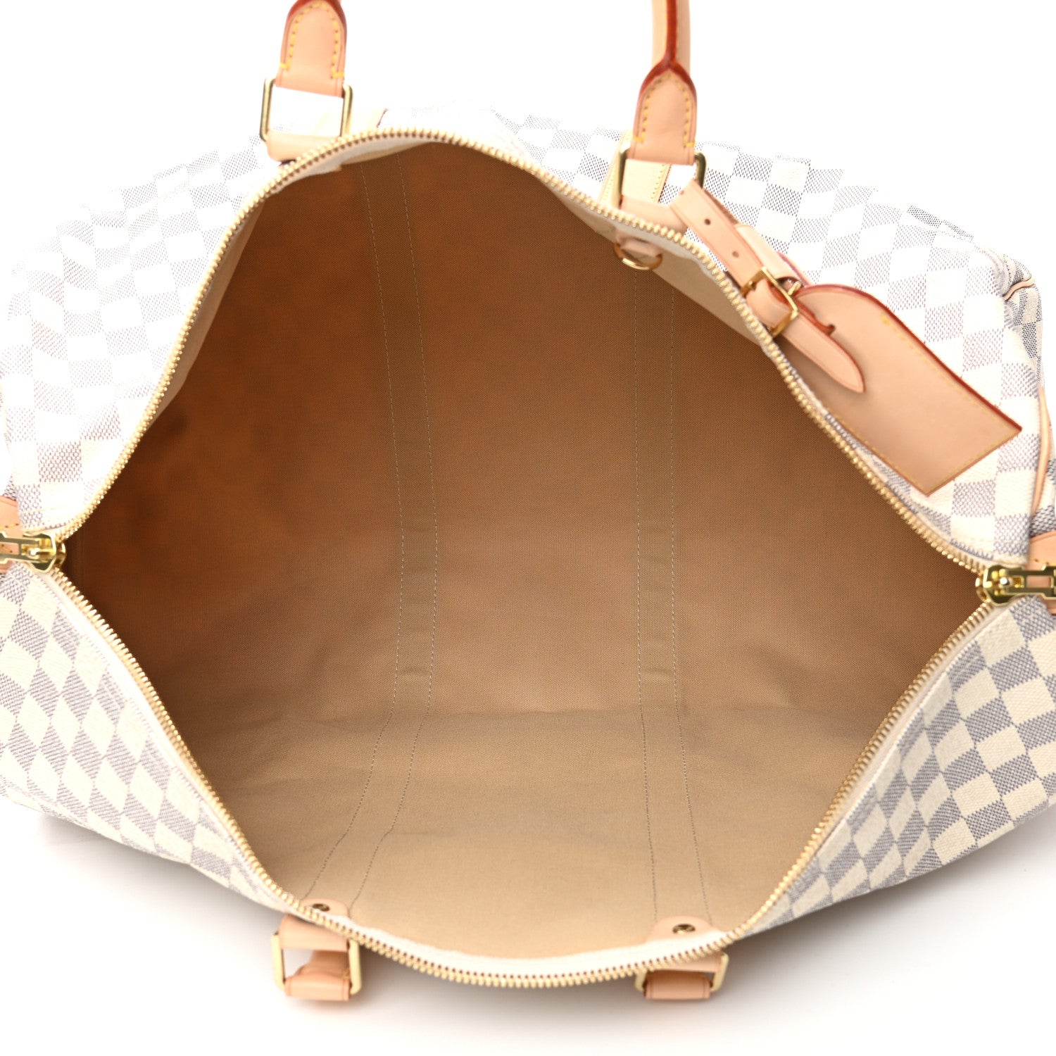 Louis Vuitton Damier Azur Keepall 50 6 of 12