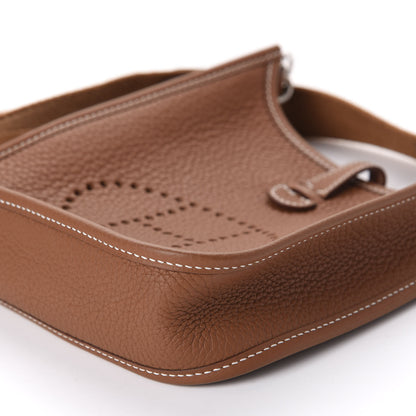 Hermes Taurillon Clemence Evelyne TPM Gold 7 of 10