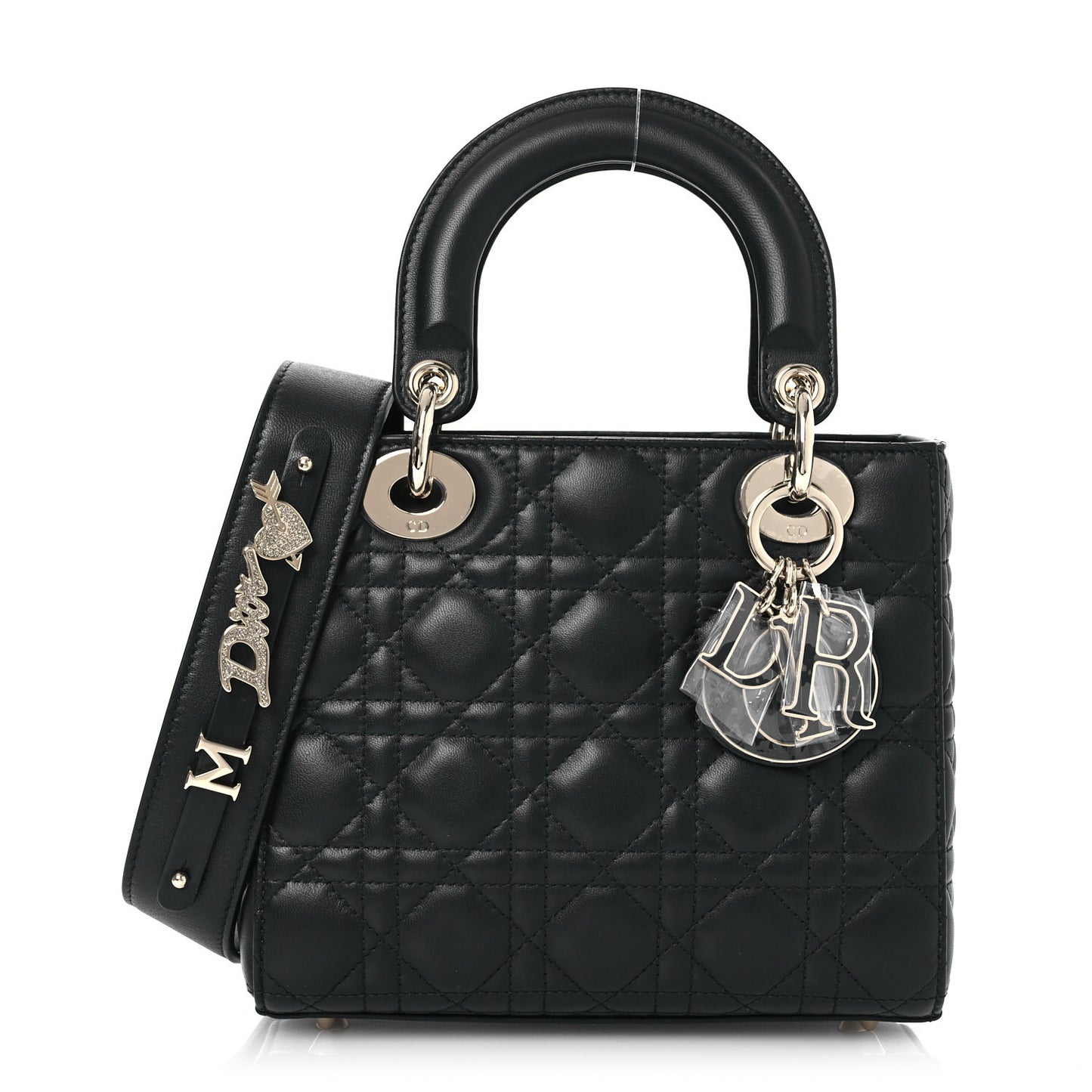 Lambskin Cannage Small My ABCDior Lady Dior Black