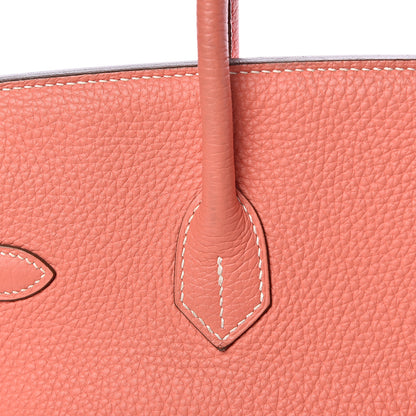 Hermes Togo Birkin 35 Crevette 10 of 39