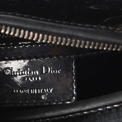 Christian Dior Patent Cannage Medium Lady Dior Black 8 of 14