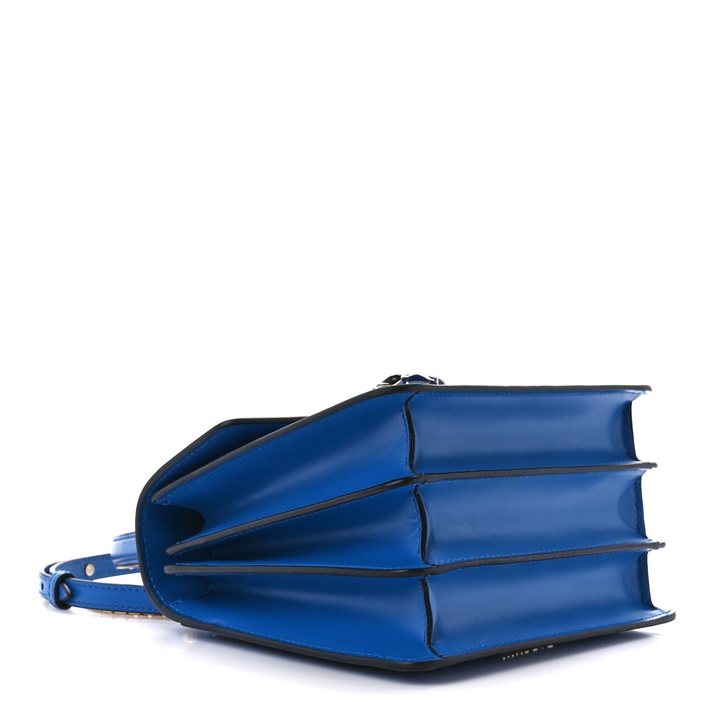 Calfskin Serpenti Forever Top Handle Blue