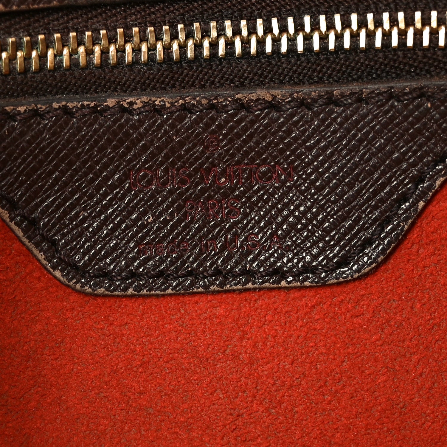 Louis Vuitton Damier Ebene Marais Bucket 23 6 of 9