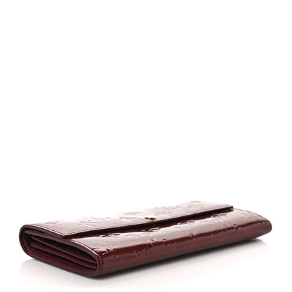 Louis Vuitton Vernis Sarah Wallet Rouge Fauviste 4 of 7