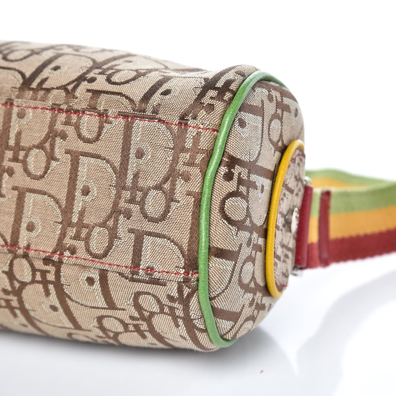 Christian Dior Monogram Rasta Shoulder Bag Beige 9 of 10