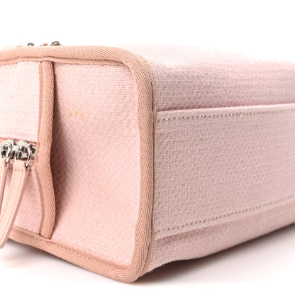 Chanel Canvas Deauville Small Bowling Bag Light Pink Light Pink 9 of 10