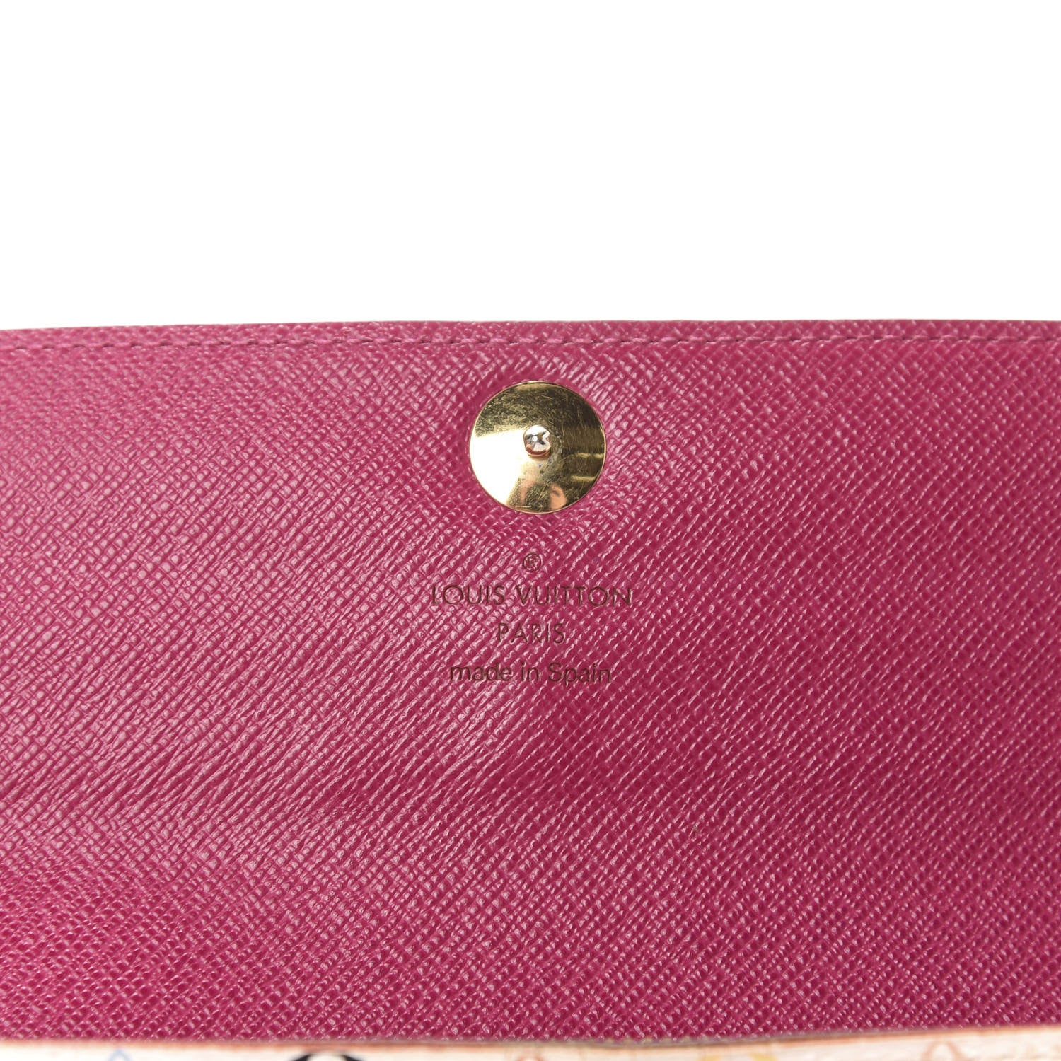Louis Vuitton Monogram Multicolor Sarah Wallet White Eglantine 10 of 15