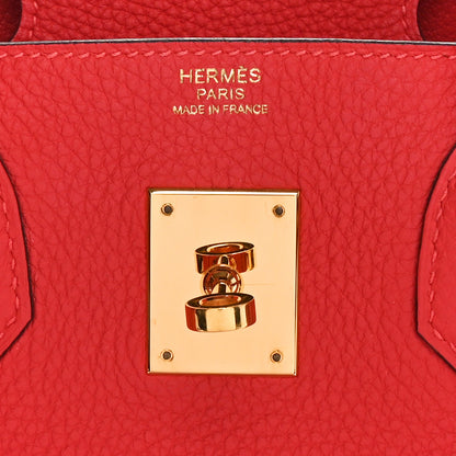 Hermes Togo Birkin 30 Rouge Pivoine 6 of 10