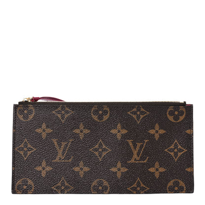 Louis Vuitton Monogram Felicie Chain Wallet Zippered Insert Fuchsia 1 of 6