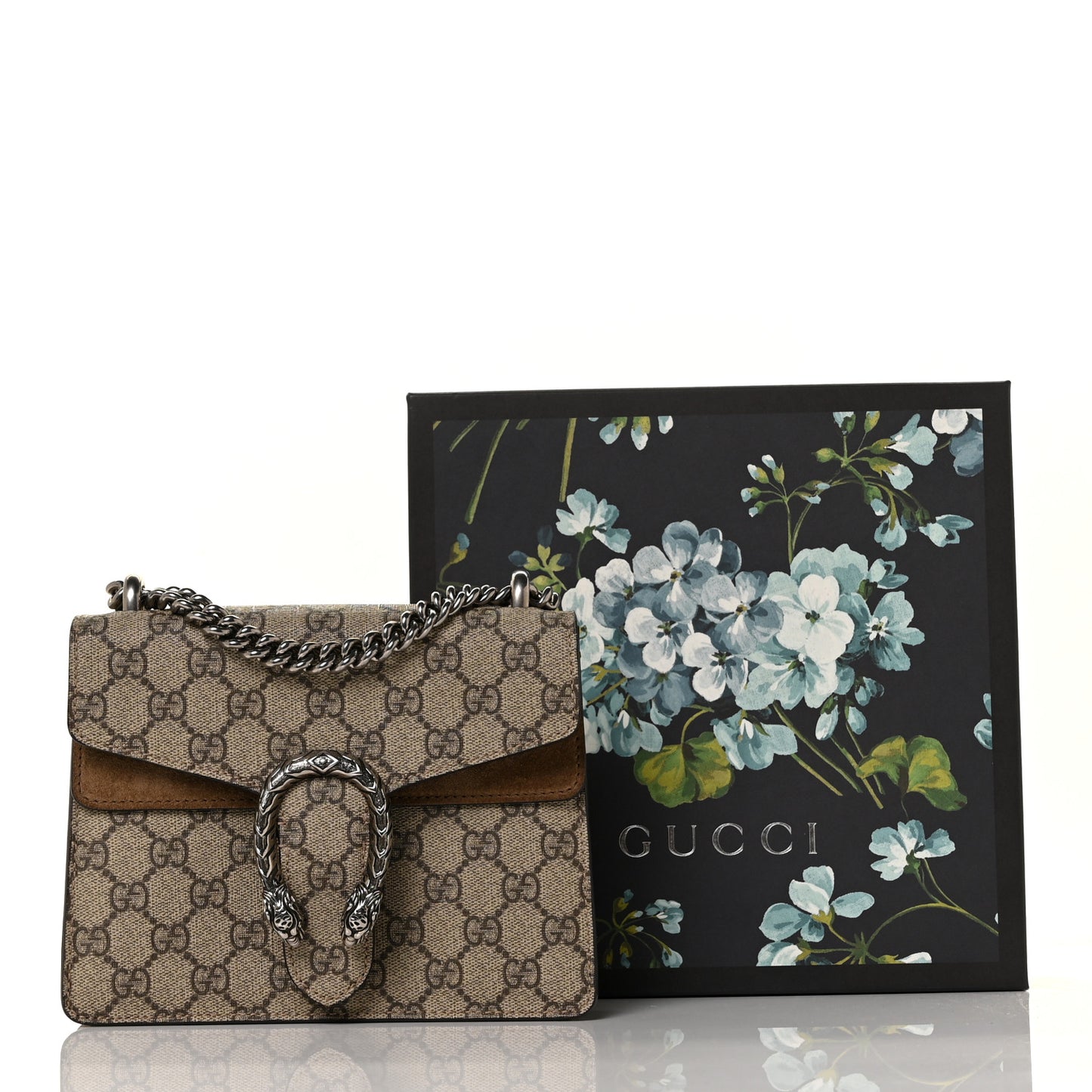 GG Supreme Monogram Mini Dionysus Shoulder Bag Taupe